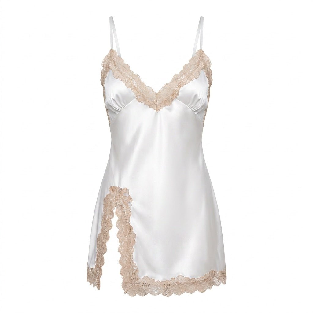 Peyton | Lingerie Satin V Neck Mini Nightgown