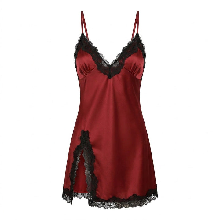 Peyton | Lingerie Satin V Neck Mini Nightgown