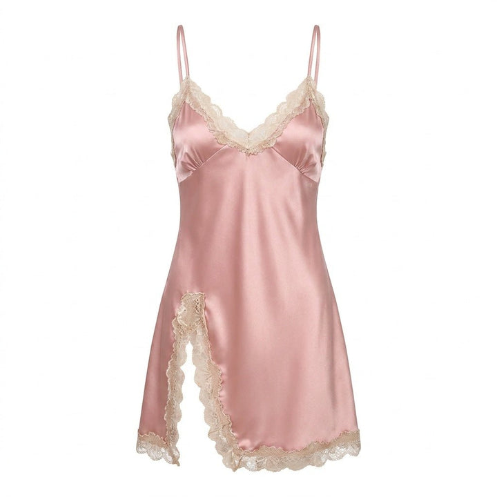 Peyton | Lingerie Satin V Neck Mini Nightgown