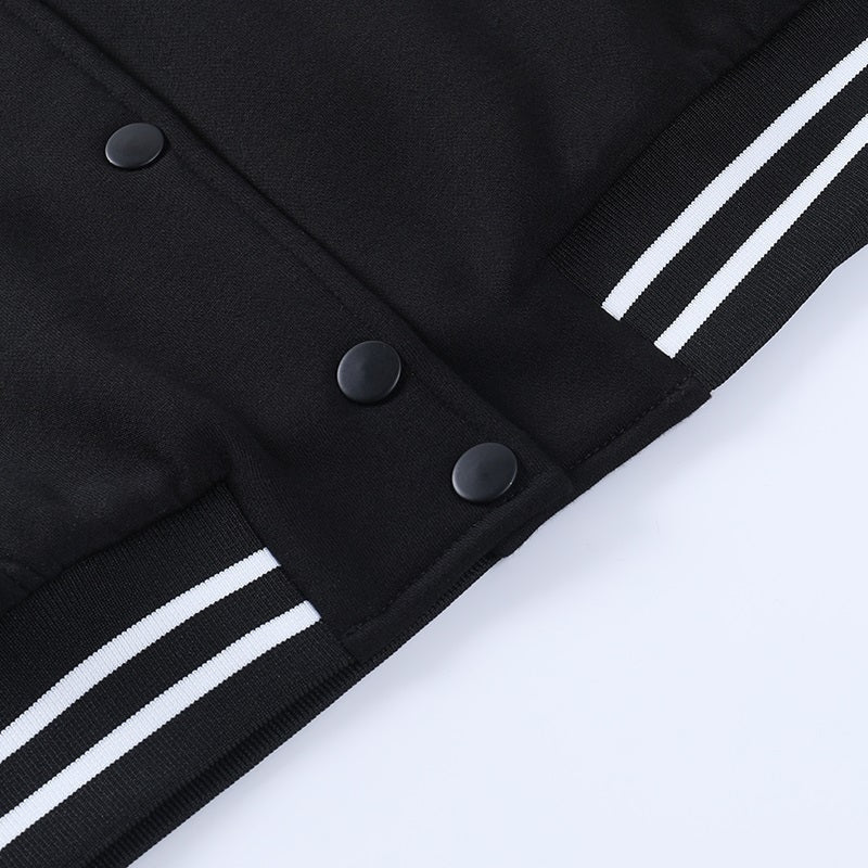 Lorelei | Oversized Varsity Jacket Contrast Sleeves