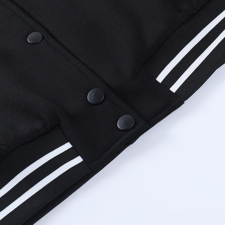 Lorelei | Oversized Varsity Jacket Contrast Sleeves