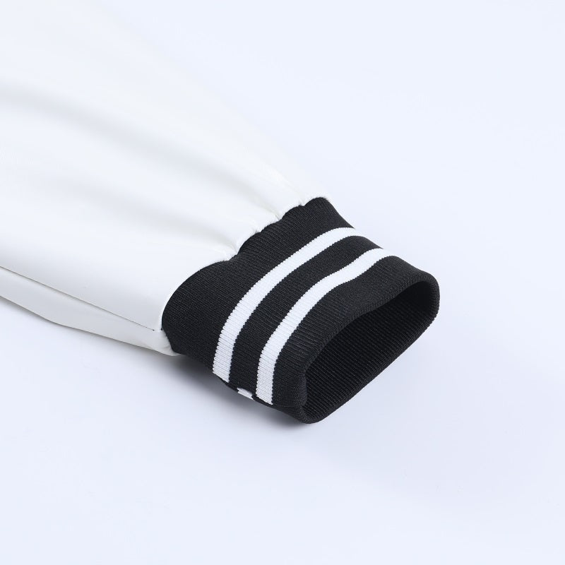 Lorelei | Oversized Varsity Jacket Contrast Sleeves