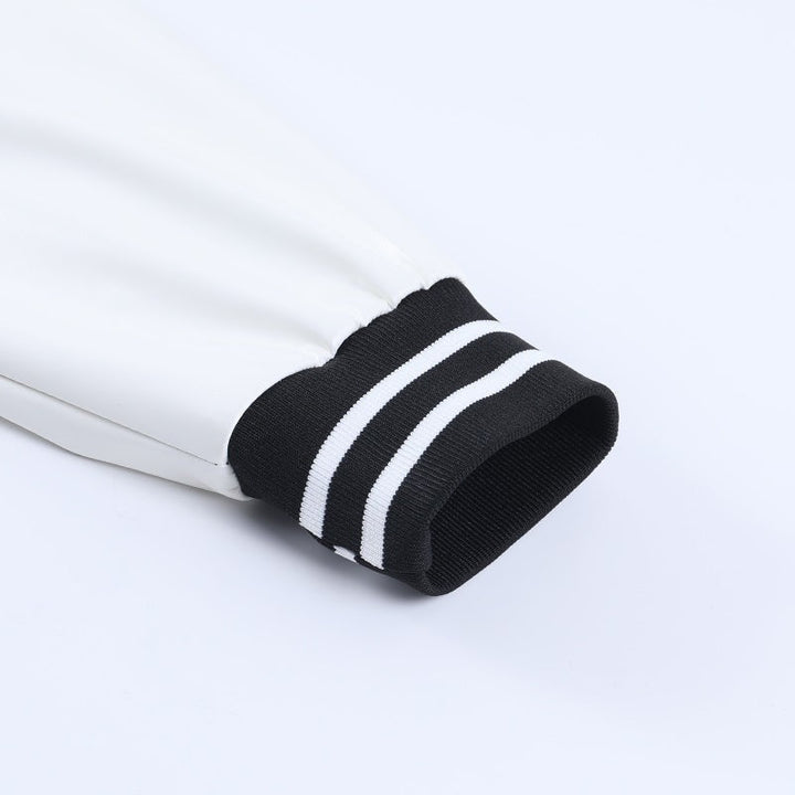 Lorelei | Oversized Varsity Jacket Contrast Sleeves