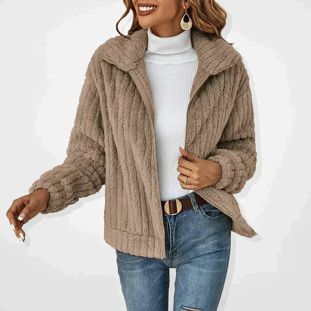 Bailey | Womens Zip-Up Fleece Hooded Jacket