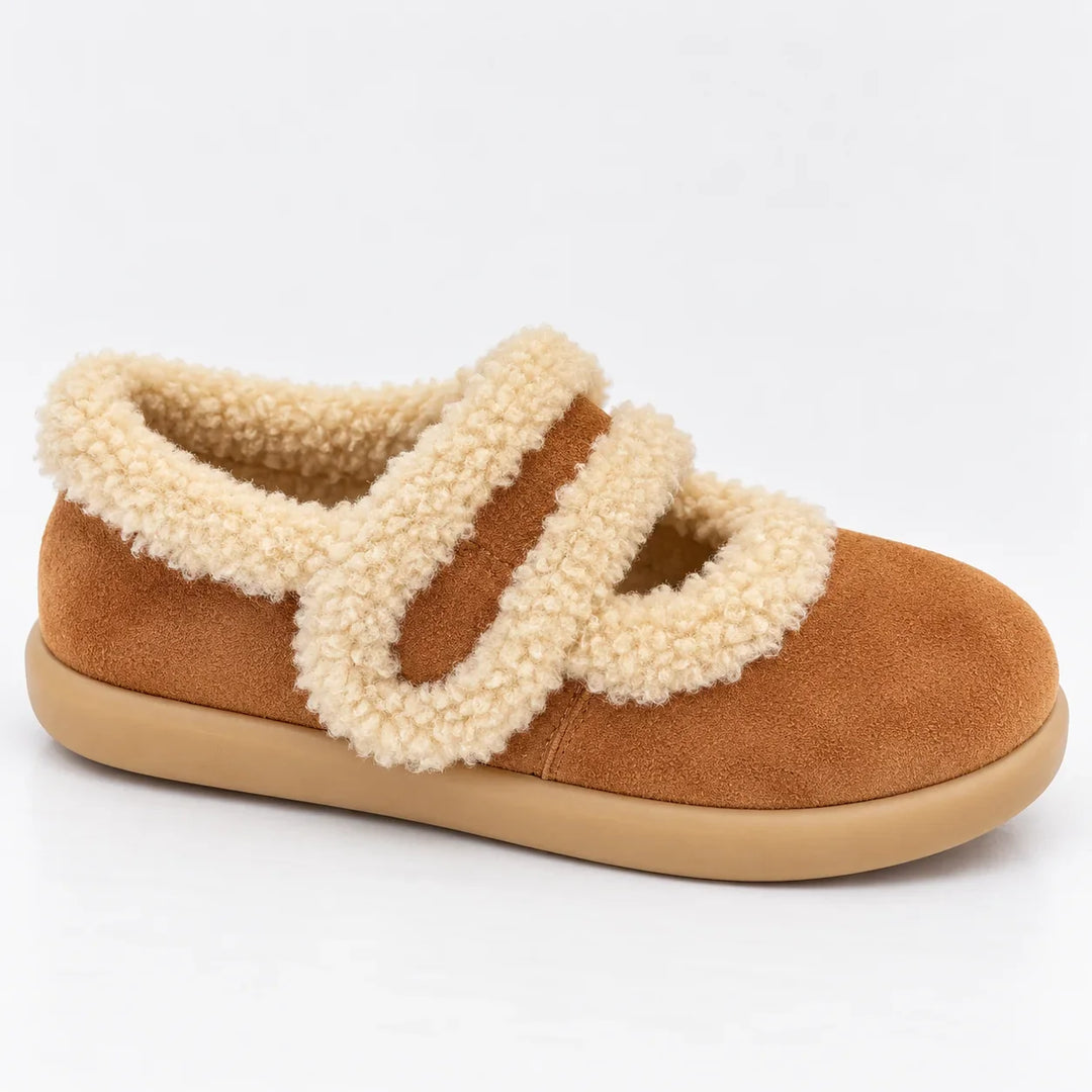 Jules | Suede Mary Jane Slippers Flat