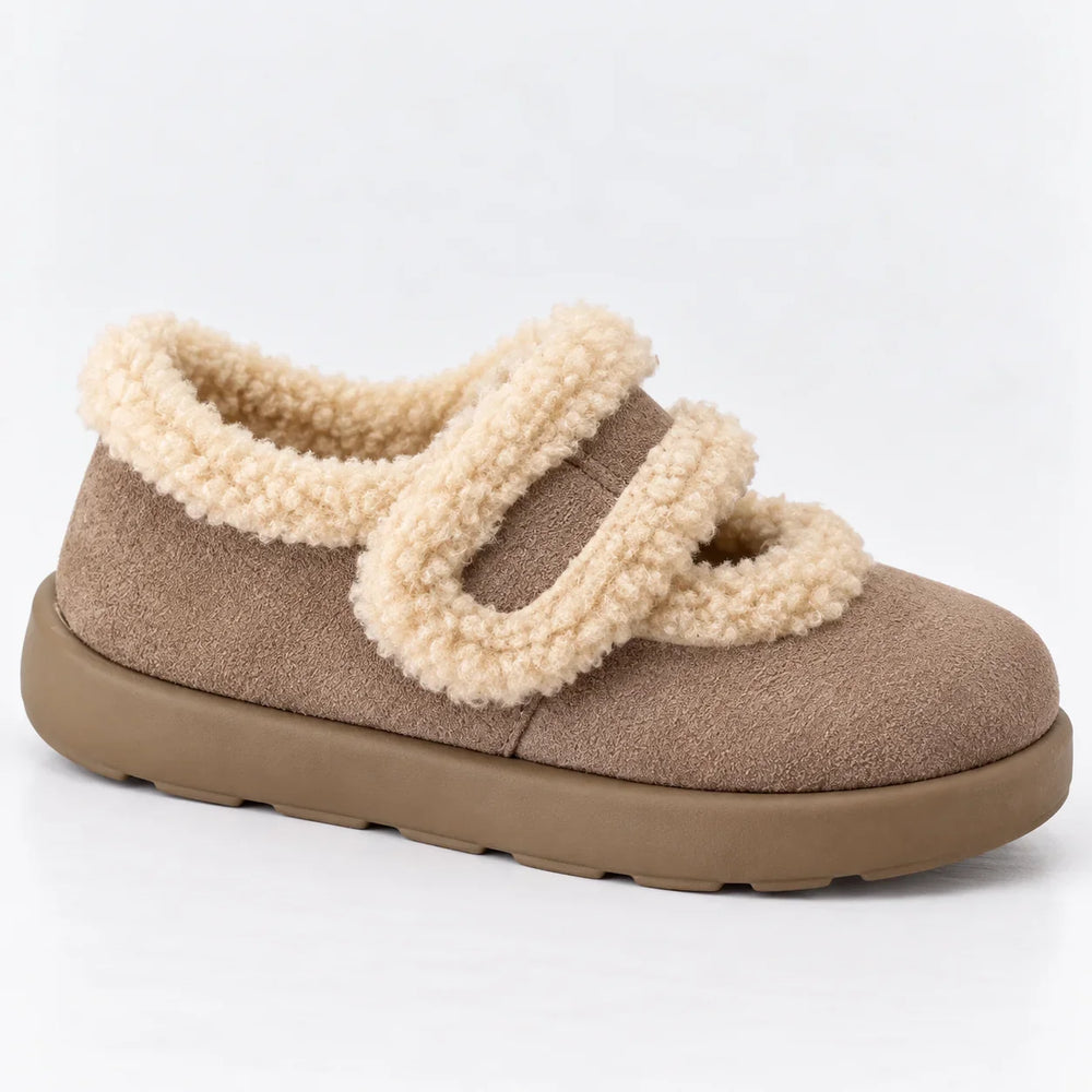 Jules | Suede Mary Jane Slippers Flat