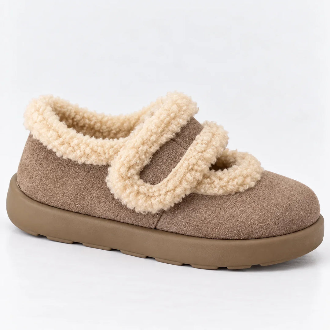 Jules | Suede Mary Jane Slippers Flat