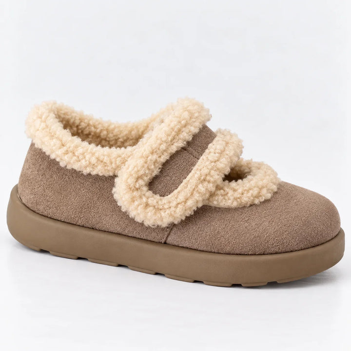 Jules | Suede Mary Jane Slippers Flat