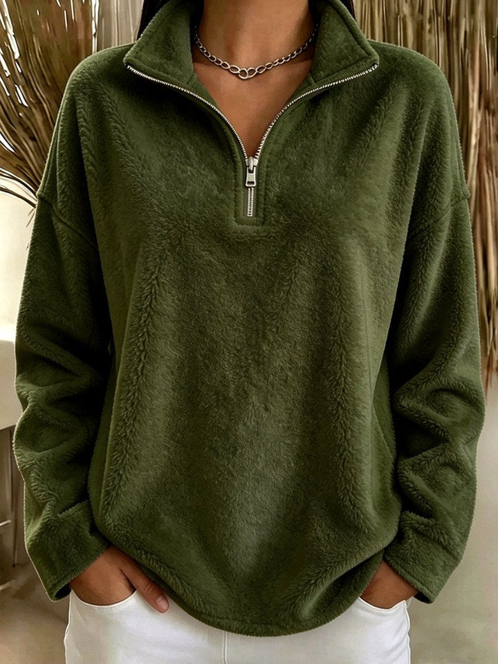 Holly | Womens Quarter Zip Fleece Pullover