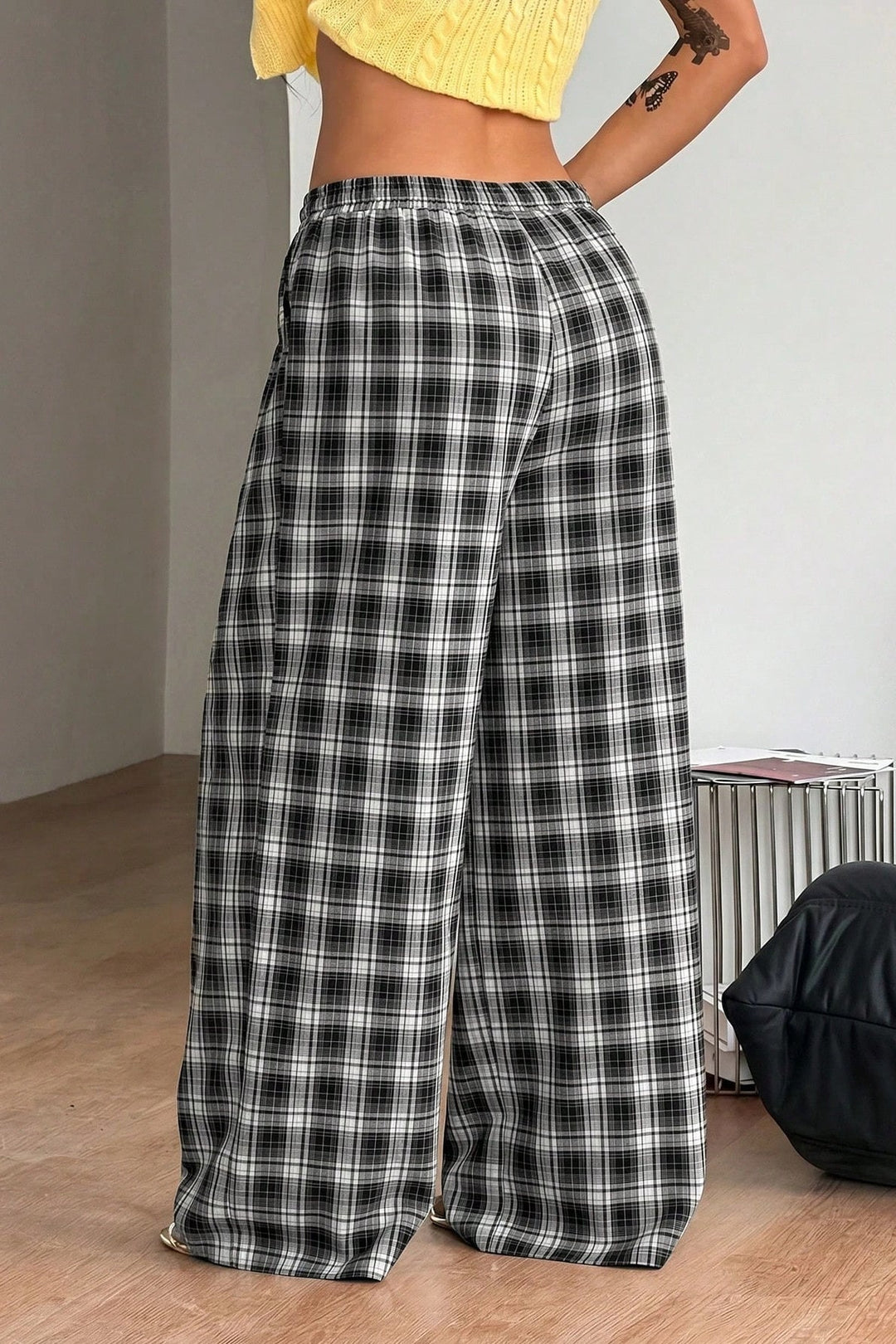 Ruby | Wide Leg Drawstring Trousers Pants