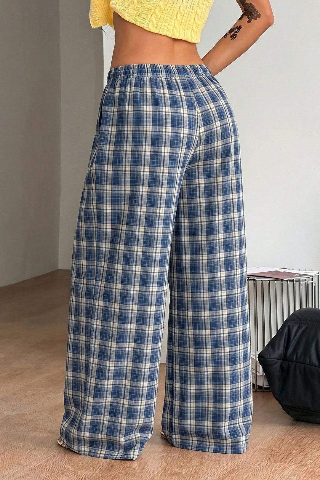 Ruby | Wide Leg Drawstring Trousers Pants