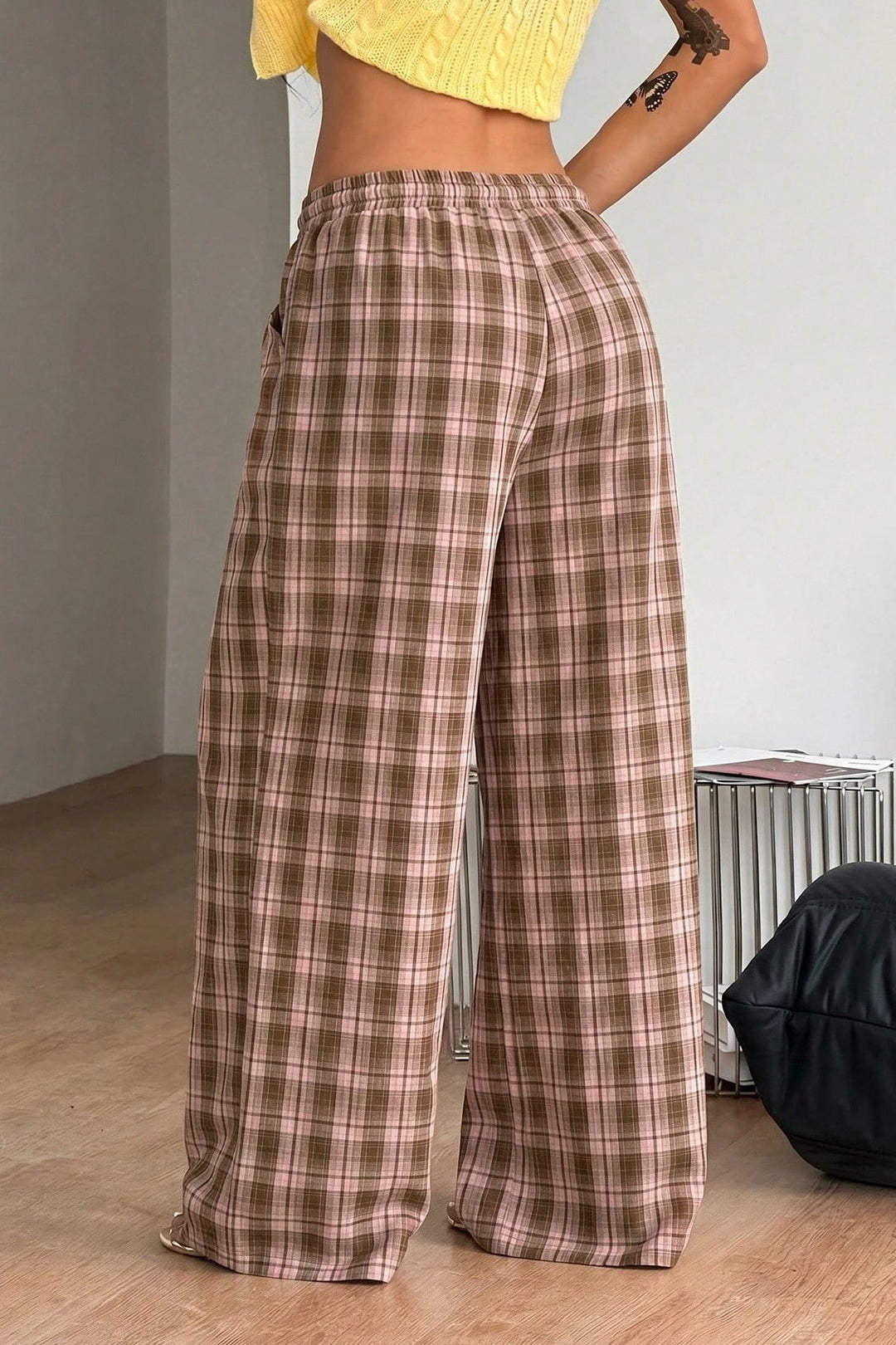 Ruby | Wide Leg Drawstring Trousers Pants