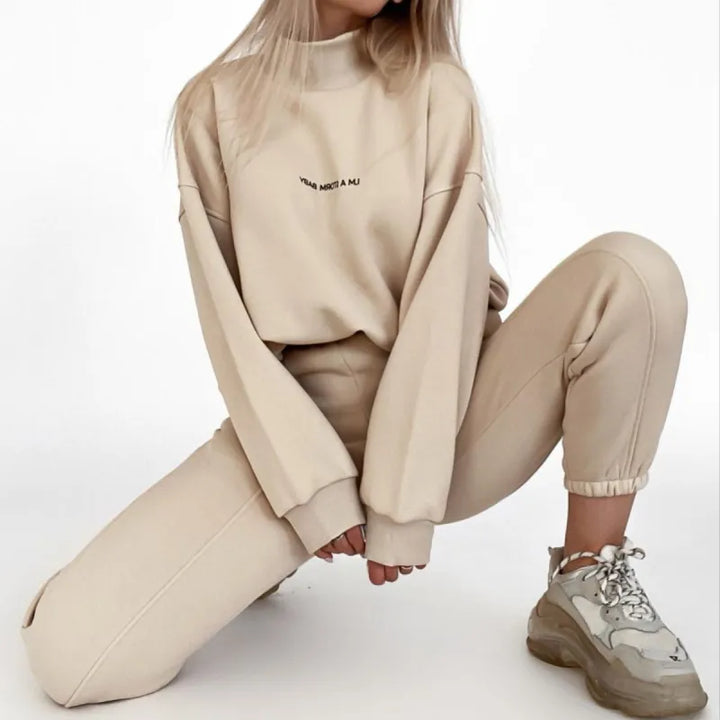 Skylar | Relaxed Crew Sweatshirt Sweatpants Set