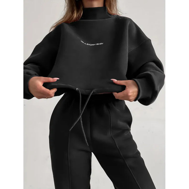 Skylar | Relaxed Crew Sweatshirt Sweatpants Set