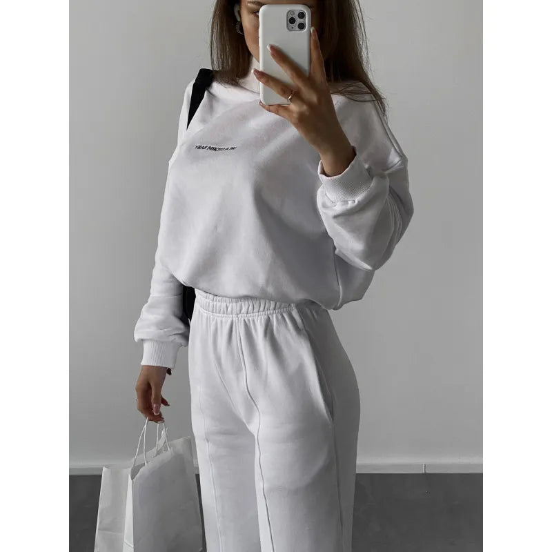 Skylar | Relaxed Crew Sweatshirt Sweatpants Set