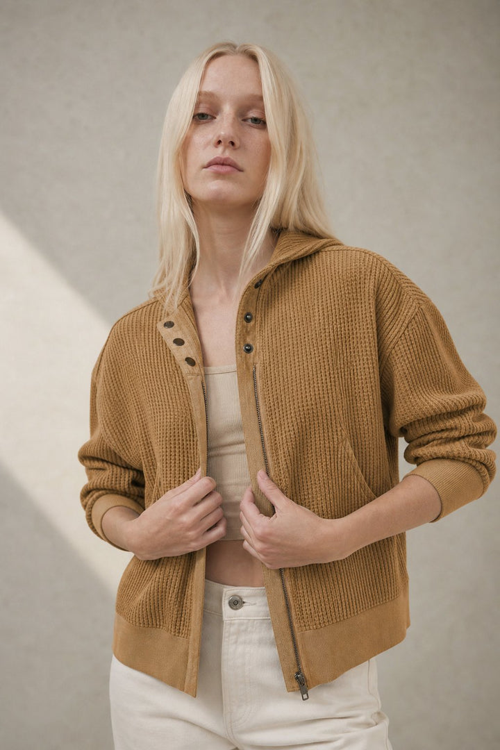 Greta | Relaxed Zip Hooded Jacket