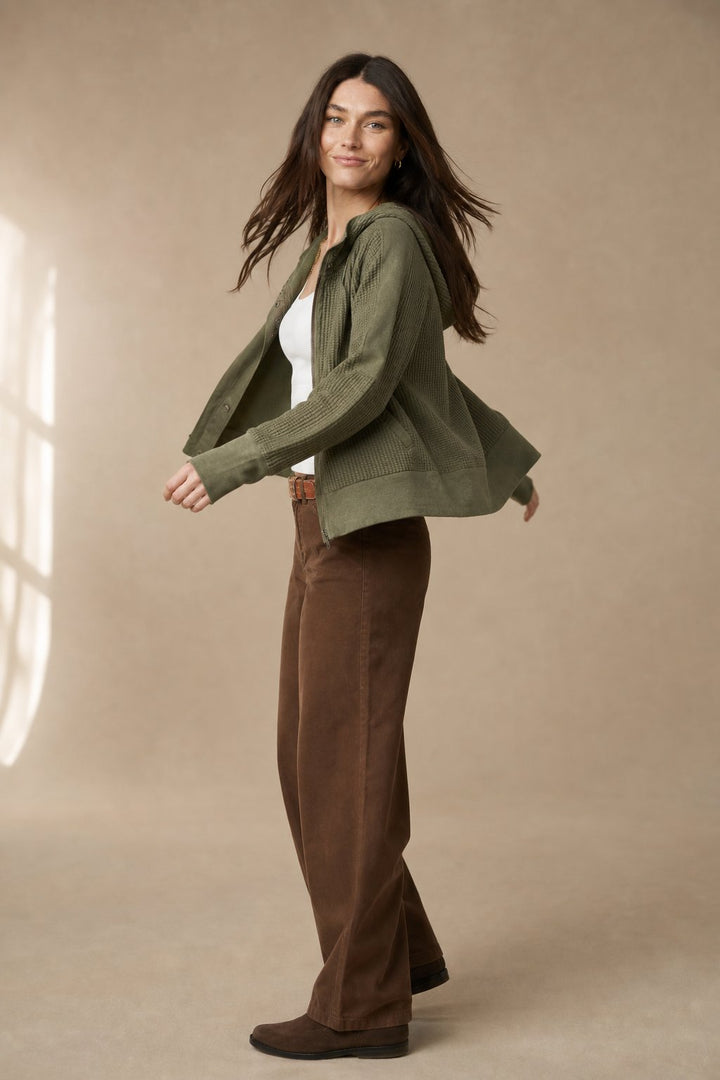 Greta | Relaxed Zip Hooded Jacket