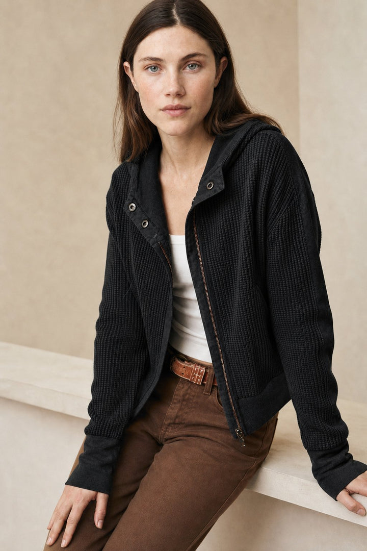 Greta | Relaxed Zip Hooded Jacket
