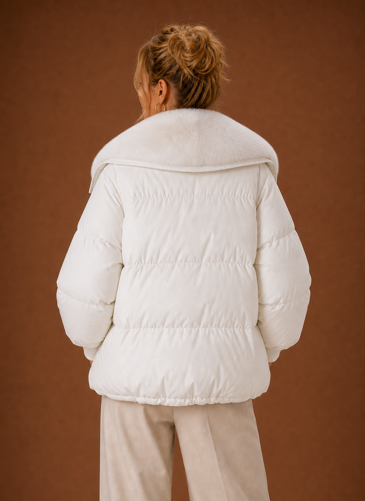 Tessa | Womens Puffer Jacket Fur Collar Relaxed