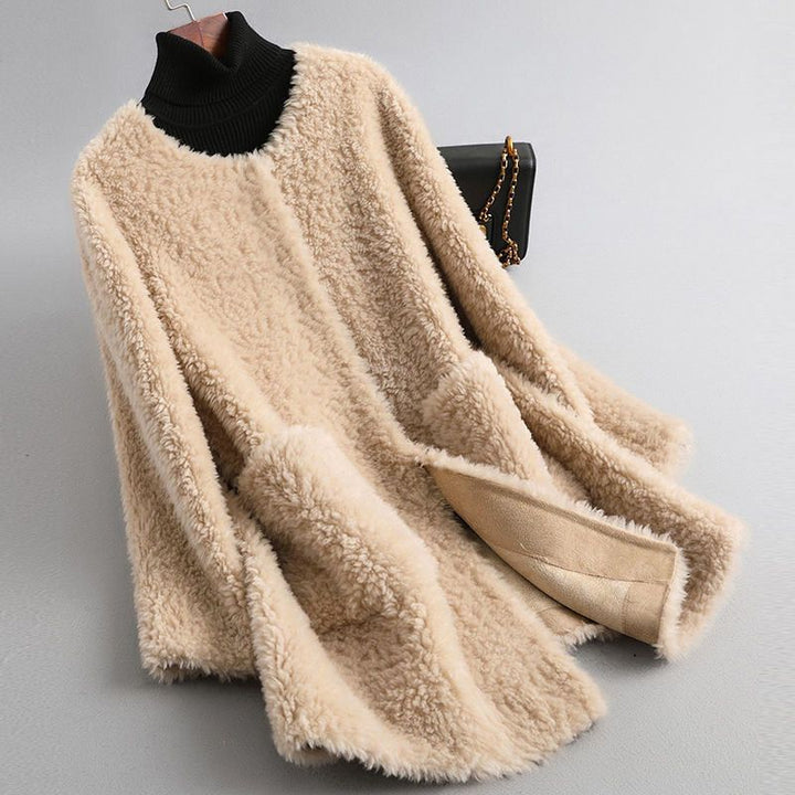Kennedy | Shearling Faux Fur Coat with Pockets