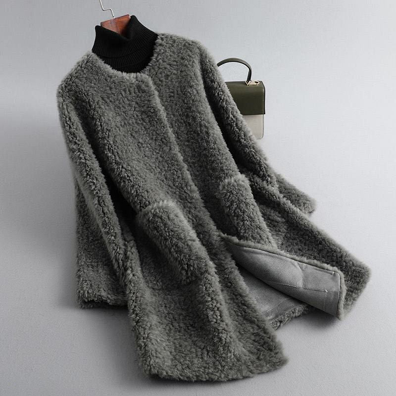 Kennedy | Shearling Faux Fur Coat with Pockets
