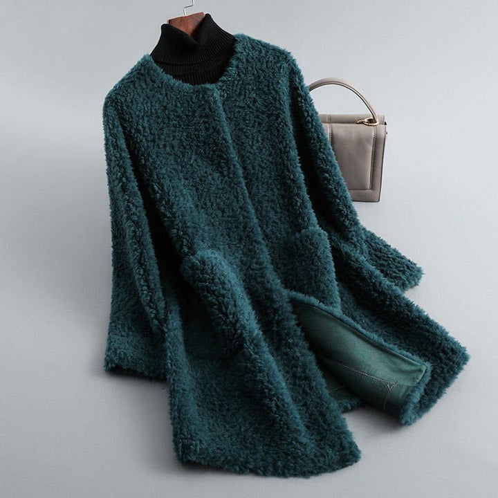 Kennedy | Shearling Faux Fur Coat with Pockets