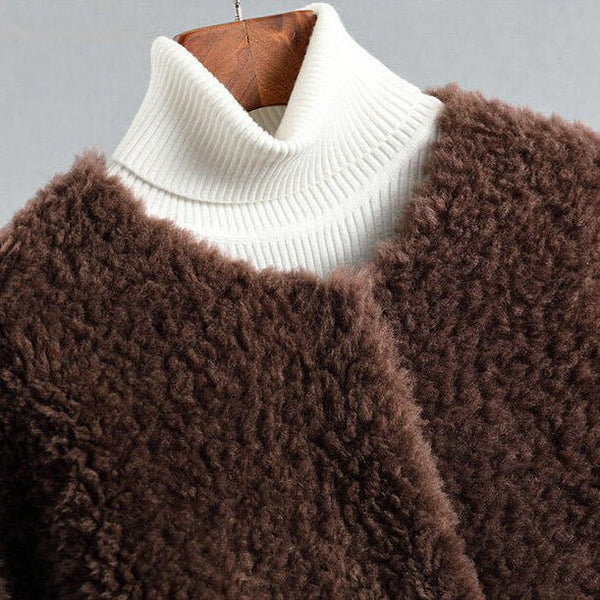 Kennedy | Shearling Faux Fur Coat with Pockets