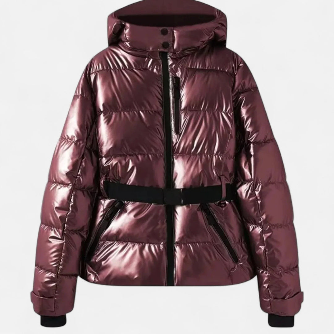 Ocean | Hooded Puffer Jacket Zip Cinched