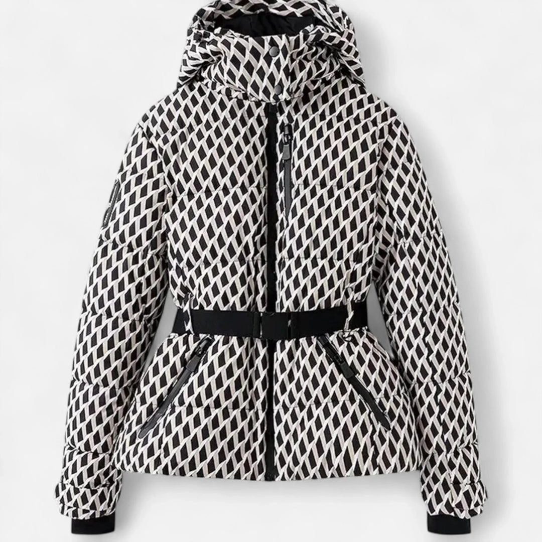 Ocean | Hooded Puffer Jacket Zip Cinched