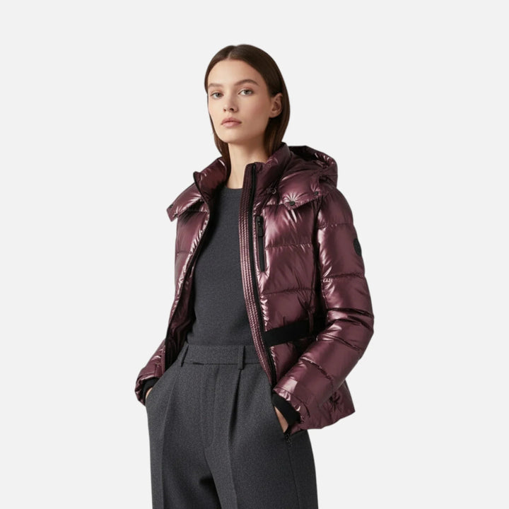 Ocean | Hooded Puffer Jacket Zip Cinched