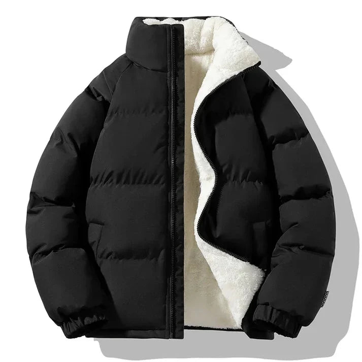 Nova | Relaxed Quilted Puffer Jacket Sherpa Lining