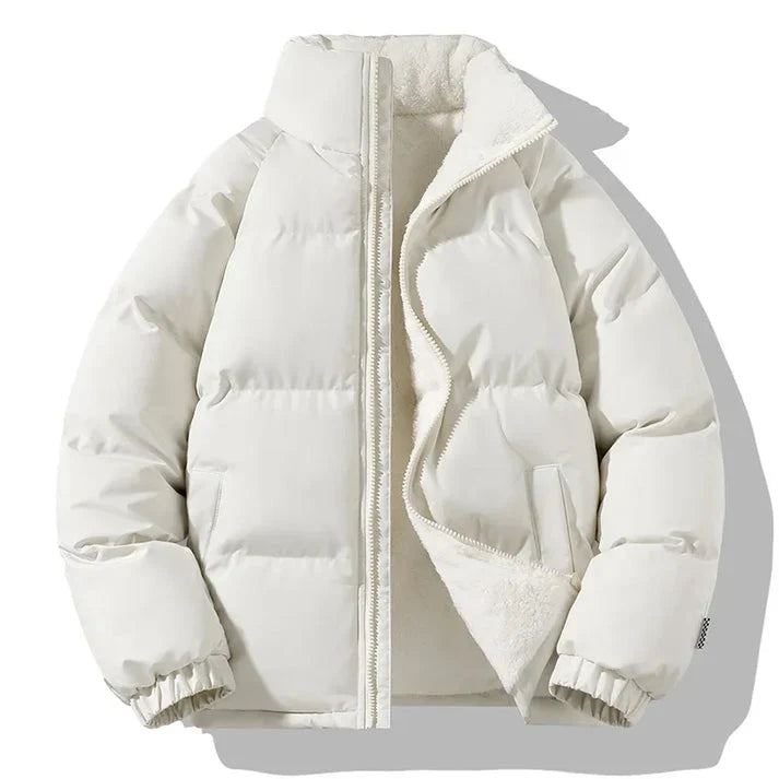 Nova | Relaxed Quilted Puffer Jacket Sherpa Lining