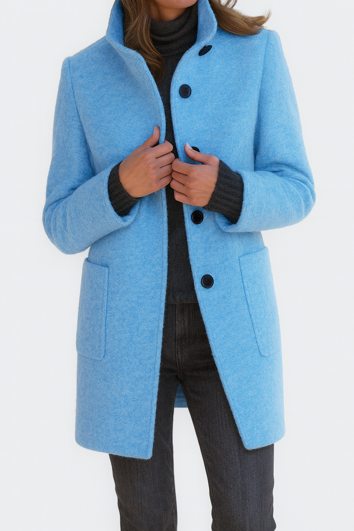 Savannah | Womens Wool Coat Stand Collar