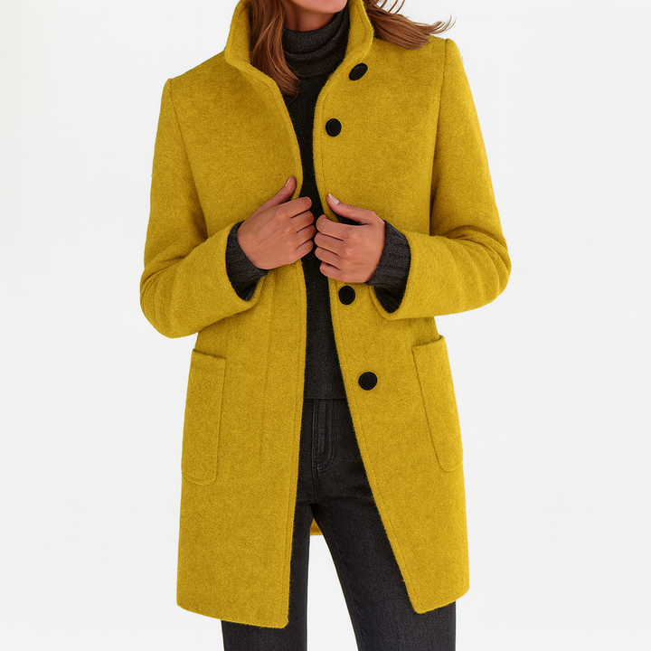 Savannah | Womens Wool Coat Stand Collar