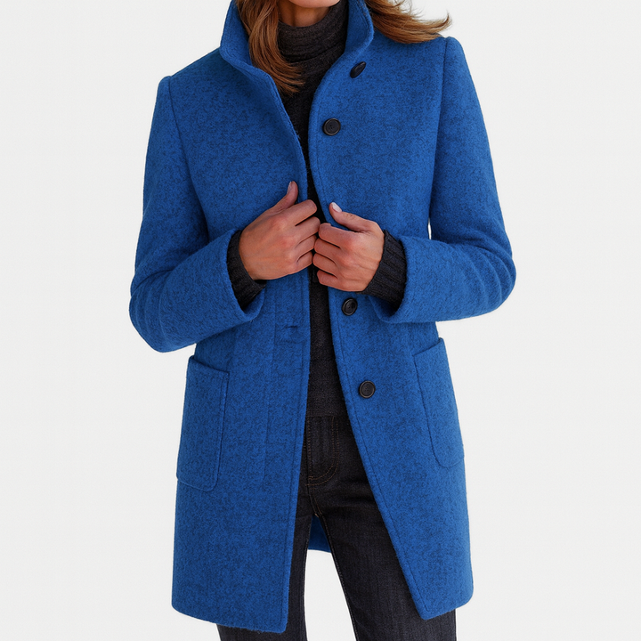Savannah | Womens Wool Coat Stand Collar
