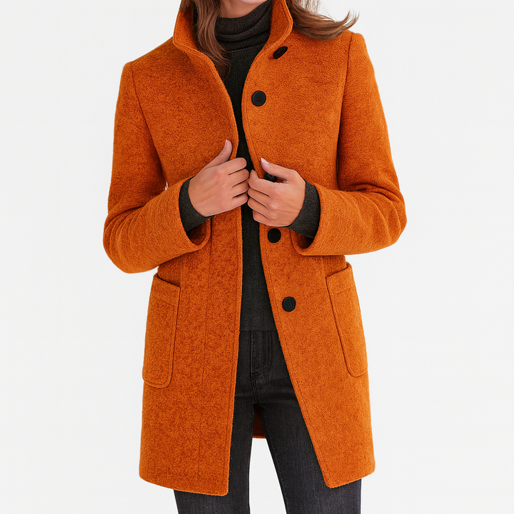 Savannah | Womens Wool Coat Stand Collar