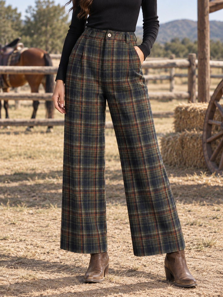 Phoebe | High-Waisted Wide-Leg Trousers