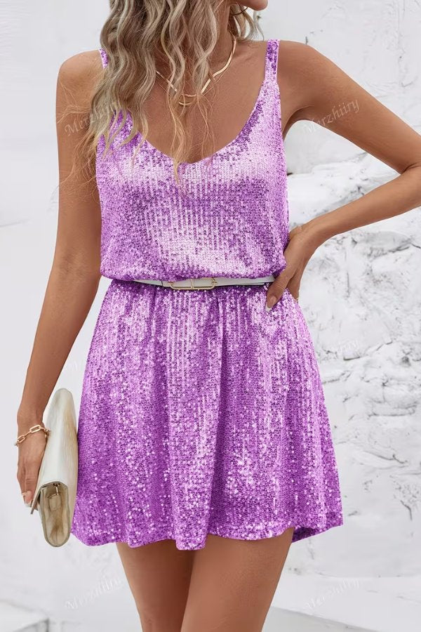 Kennedy | Womens Sequin Mini Dress